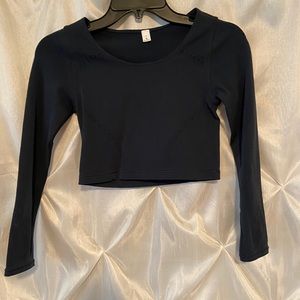 Navy Blue Lululemon Crop